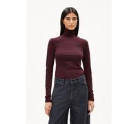 ARMEDANGELS GRAZILIANAA SOFT Damen Longsleeve aus Bio-Baumwolle dark cranberry L