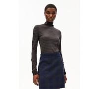 ARMEDANGELS GRAZILIANAA STRIPES - Damen Longsleeve aus Bio-Baumwolle walnut cream-dark steel XS