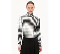 ARMEDANGELS GRAZILIANAA STRIPES Damen Longsleeve aus Bio-Baumwolle white-black XL
