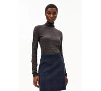 Armedangels Damen Grazilianaa Stripes Longsleeve (Größe S, braun)