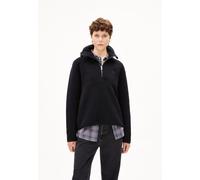 ARMEDANGELS Damen Fleece-Sweatshirt aus Bio-Baumwolle HAARLEENAA Cotton Fleece Oversized Fit Black