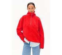 ARMEDANGELS HAARLEENAA Damen Fleece-Sweatshirt aus Bio-Baumwolle mars red M