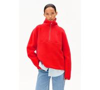 ARMEDANGELS HAARLEENAA Damen Fleece-Sweatshirt aus Bio-Baumwolle mars red S