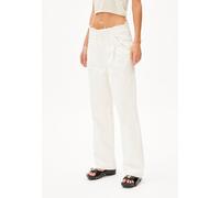 ARMEDANGELS HAAYI DETAIL Damen Baggy Fit aus recycelter Baumwolle white Damen W32/L32