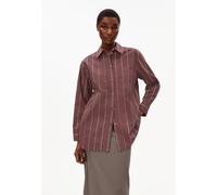ARMEDANGELS HALIAA STRIPED - Damen Bluse aus Bio-Baumwolle dark berry M