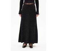 ARMEDANGELS HANAA TWEED Damen Strickrock aus recyclem Bio-Woll Mix black-oatmilk S