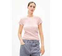 ARMEDANGELS HANJAA - Damen Ripp-T-Shirt aus Bio-Baumwoll Mix rosalilly M