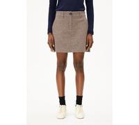 ARMEDANGELS HANNAAHLA TWEED Damen Webrock aus Bio-Baumwolle pure-walnut cream XS