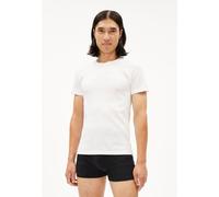 ARMEDANGELS HELMAAR RIB - Herren Ripp-T-Shirt aus Bio-Baumwoll Mix white XXL