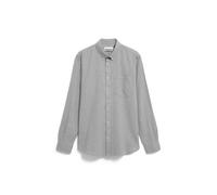 Armedangels - Hemd aus Bio-Baumwolle - Araamo grau - Gr. - L