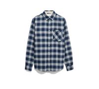 BAUMWOLL-KARO LANGARMHEMD | 100% Bio-Baumwolle - blau (XL)
