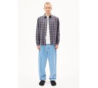 armedangels Hemd "Paanao" in Anthrazit - Größe XL | Herren Plussize