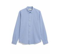 ARMEDANGELS QUAASA LONGSLEEVE SHIRT - Männer Regular Fit Hemd - blau M dark morning