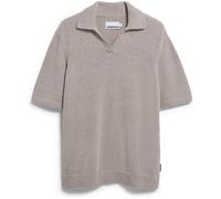 ARMEDANGELS - Boucle Knit - Polo-Shirt, Gr. S, grau (Sandstone)