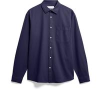 GMT DYE LEINENLANGARMHEMD | Leinen-Mix - blau (XL)
