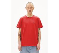 ARMEDANGELS LAARON - Männer Relaxed Fit T-Shirt - rot S coral blush
