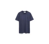 ARMEDANGELS Herren Heavyweight T-Shirt aus Bio-Baumwolle Iconic Å MAARKOS GMT DYE Relaxed Fit Blue Noon Washed XL