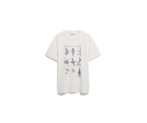 ARMEDANGELS Herren Heavyweight T-Shirt aus recyceltem Baumwoll Mix MAARKOS Preserve Relaxed Fit Pure M