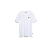 Armedangels T-Shirt Maarkos – Relaxed Fit, Heavyweight, recyceltem Baumwoll-Mix – Weiß L