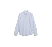 ARMEDANGELS Herren Hemd aus Bio-Baumwolle QUAASA Stripe Regular Fit White-Dark Morning M