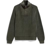 Armedangels - Pullover aus Bio-Baumwolle - Kaalves Gmt Dye grün - Gr. - XL