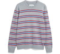 Armedangels Herren Loukaa Fine Stripe Pullover (Größe L, grau)