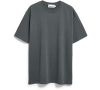 Armedangels - MAARKOS HEAVY WEIGHT T-SHIRT space steel - Gr. - L