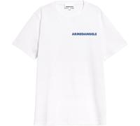 Armedangels Herren Maarkos Light Smile T-Shirt (Größe S, weiss)