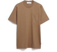 Armedangels Herren Maarkos Pocket T-Shirt (Größe L, braun)