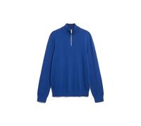 ARMEDANGELS Herren Pullover aus Bio-Baumwolle FAABES Half Zip Knit Sweater Regular Fit Lapis Blue