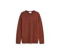 ARMEDANGELS Herren Pullover aus Bio-Baumwolle TOLAA Regular Fit Dark Amber-Earth L