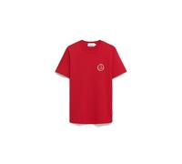 ARMEDANGELS Herren T-Shirt aus Bio-Baumwolle JAAMES Smiley Regular Fit Scarlet Red