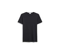 ARMEDANGELS HELMAAR RIB - Herren Ripp-T-Shirt aus Bio-Baumwoll Mix black S