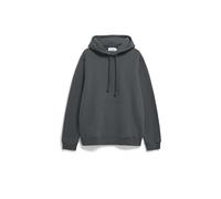 ARMEDANGELS Herren Sweathoodie PAARLO FLEECE Regular Fit aus Bio-Baumwolle Space Steel M