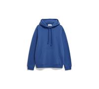 PAARLO FLEECE HOODIE | 100% Bio-Baumwolle - blau (S)