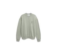 ARMEDANGELS EMAAL CREWNECK GMT DYE - Herren Sweatshirt aus Bio-Baumwolle seagreen washed S