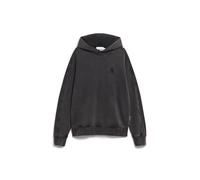 ARMEDANGELS Herren Sweatshirt aus Bio-Baumwolle EMAAL Hoodie GMT DYE Relaxed Fit Black Washed