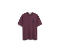 AADRU Å ZICK ZACK | T-Shirt aus Bio-Baumwolle - rot (M)