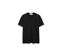 ARMEDANGELS JAAMES V-NECK - Männer Regular Fit T-Shirt - schwarz XL