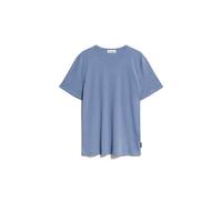 ARMEDANGELS Herren T-Shirt aus Leinen-Mix MAARKOS LINO Relaxed Fit Blue Stone M