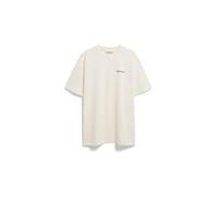 ARMEDANGELS T-Shirt MAARKOS OUTGROWN aus recyceltem Baumwoll-Mix creme Größe L