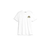 ARMEDANGELS Herren T-Shirt Regular Fit aus Bio-Baumwolle JAAMES I Like Bike Regular Fit White M