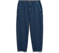 TAPERED PULL-ON HOSE | Bio-Baumwoll Mix - blau (33)