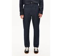 HERRINGBONE TAPERED JEANS | 100% Bio-Baumwolle Non Stretch - blau (34-32)