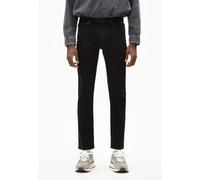 ARMEDANGELS IAAN Herren Slim Jeans recycelter Baumwoll Mix Comfort Stretch rinse black Herren W38/L30