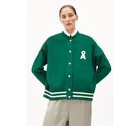 ARMEDANGELS ICONIC Å AALISON - Damen Jacke aus Bio-Woll Mix emerald green-oatmilk M