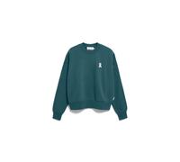 ICONIC Å ALIZAA SWEATSHIRT | 100% Bio-Baumwolle - petrol (M)