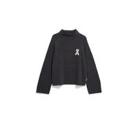 Armedangels - ICONIC Å BOUCLÉ KNIT SWEATER steel melange-oatmilk - Gr. - XS