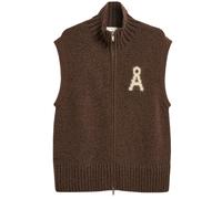 ICONIC Å BOUCLÉ-STRICKWESTE | Bio-Woll Mix (recycelt) - braun (L)