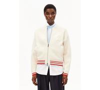 ARMEDANGELS - Women's Iconic Å Bomber Jacket - Freizeitjacke, Gr. XL, weiß (Oatmilk/MarsRed)